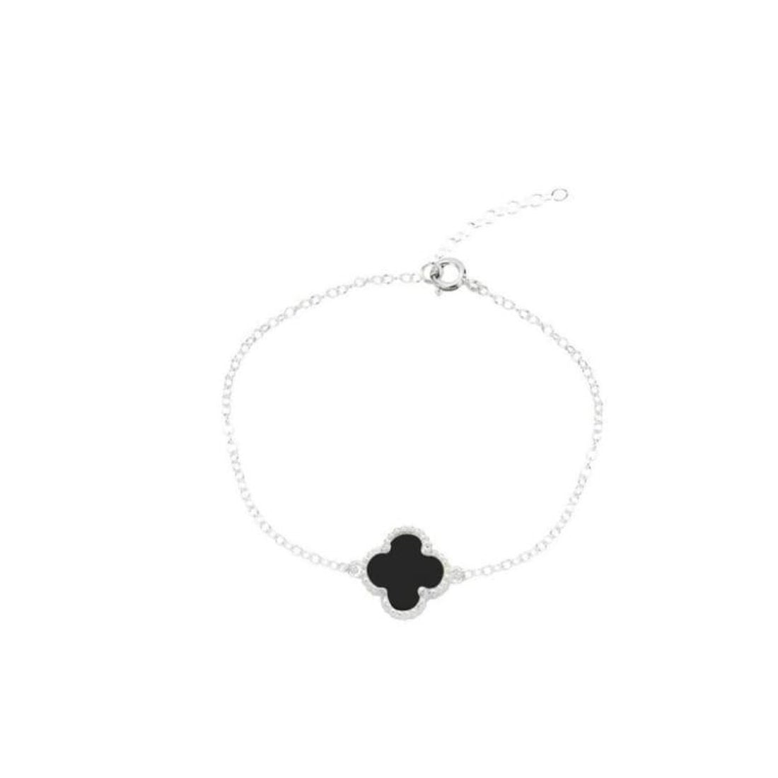 Pulseira Trevo Preto