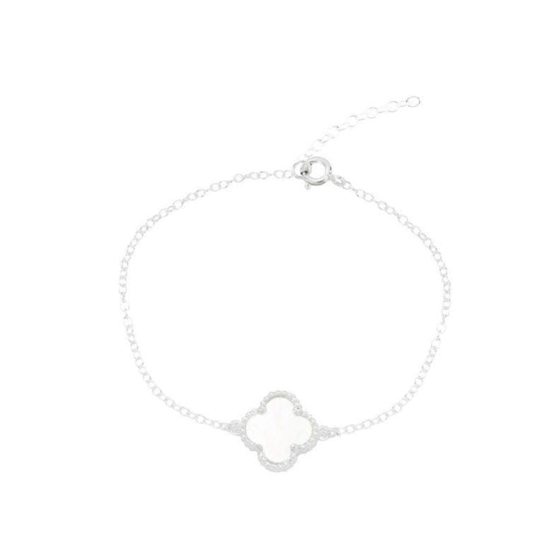 Pulseira Trevo Madrepérola