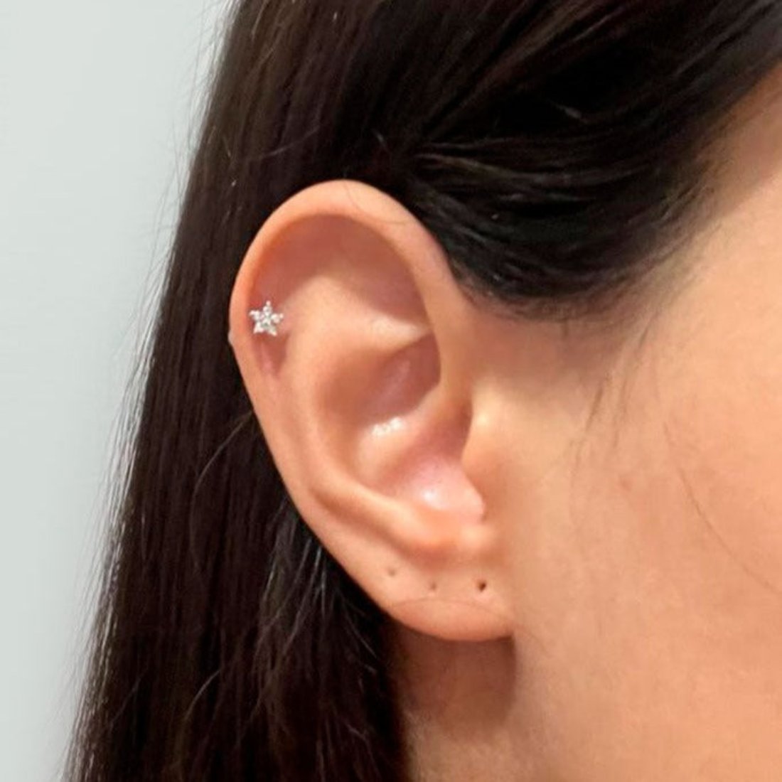 Brinco Piercing Estrela Menor