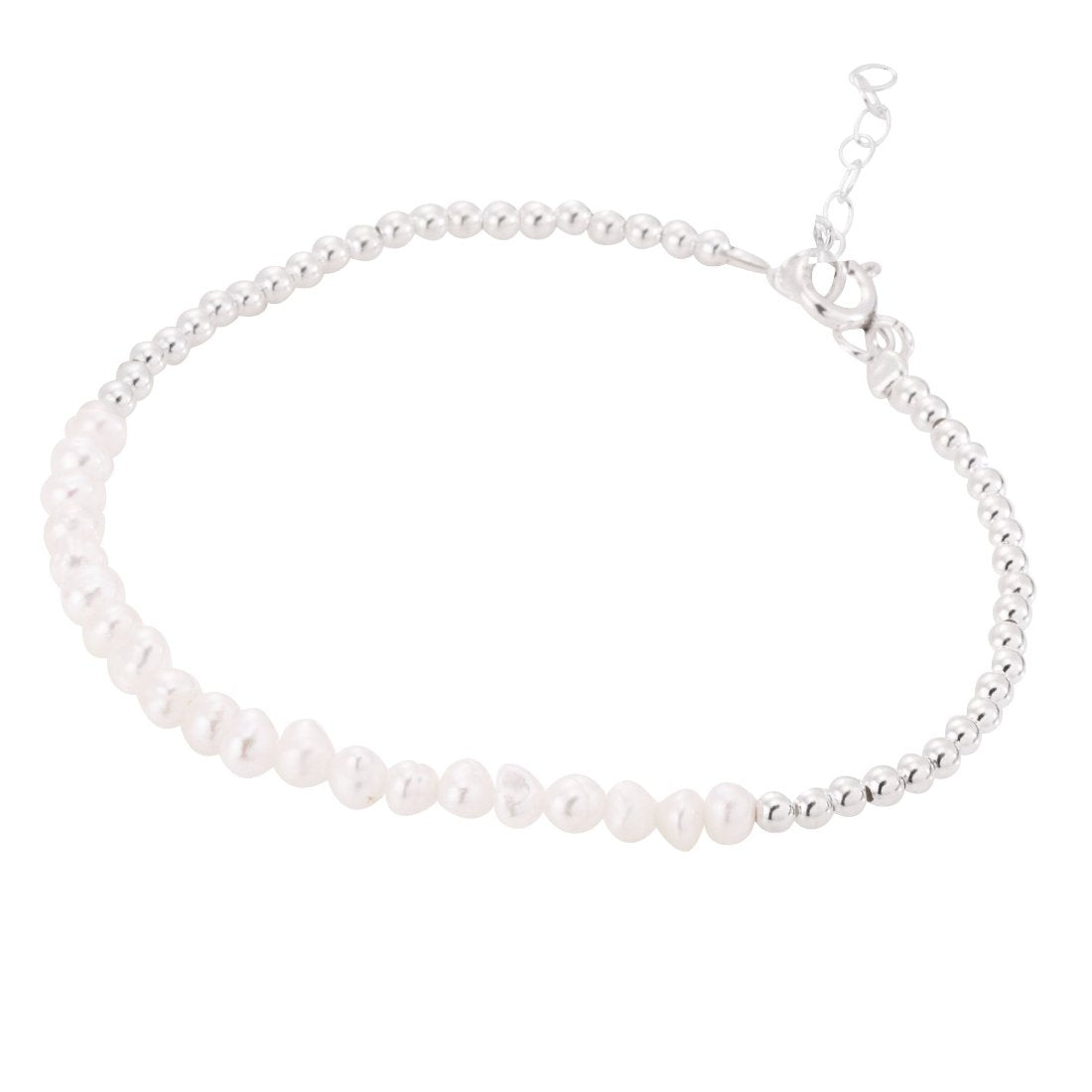 Pulseira Bolinha e Pérola Barroca