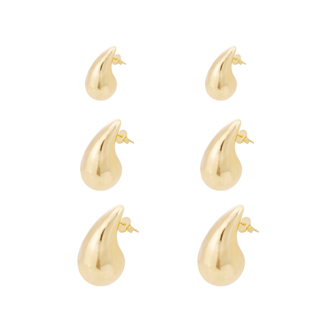 Brinco Trio de Gota Catarina