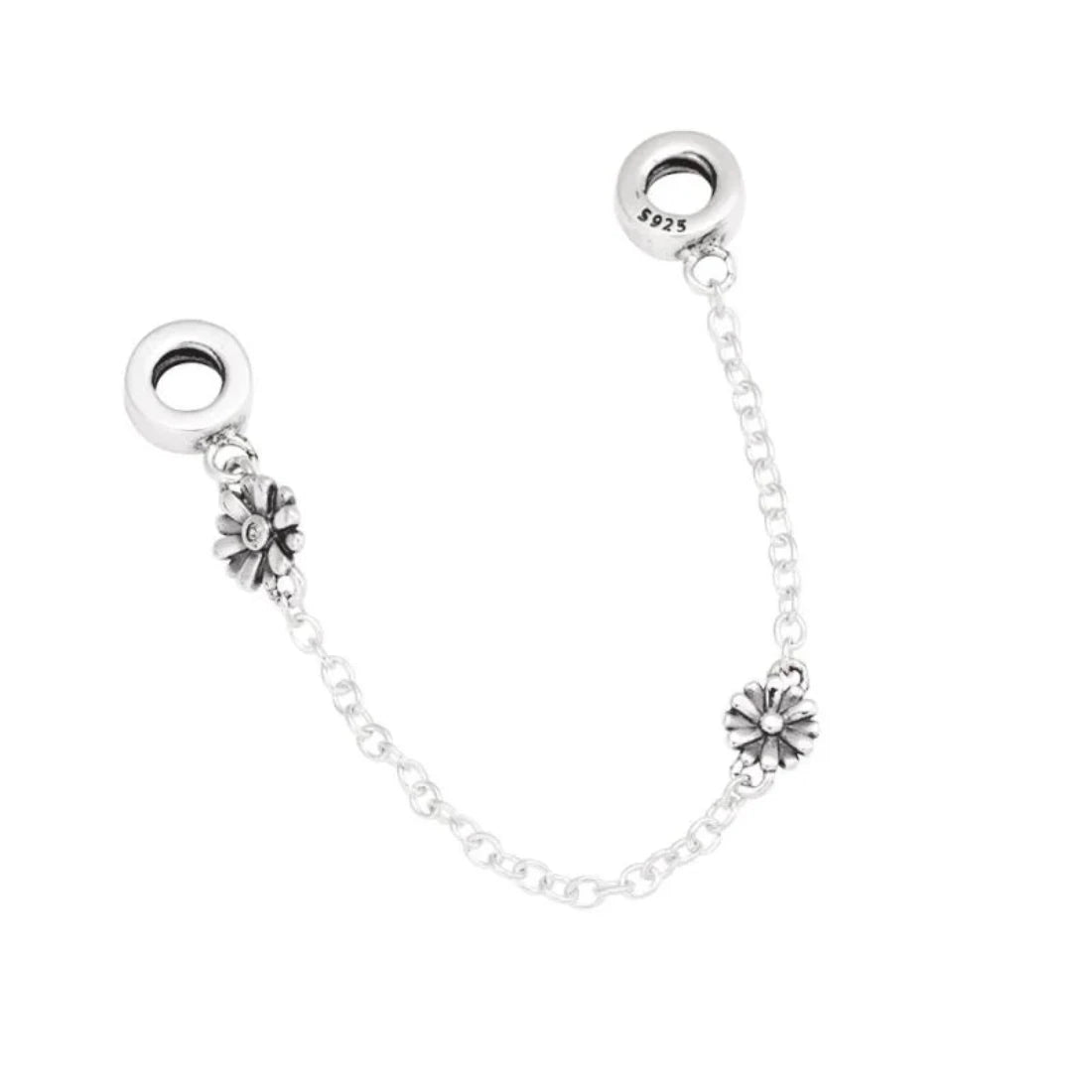 Berloque Corrente com Flores
